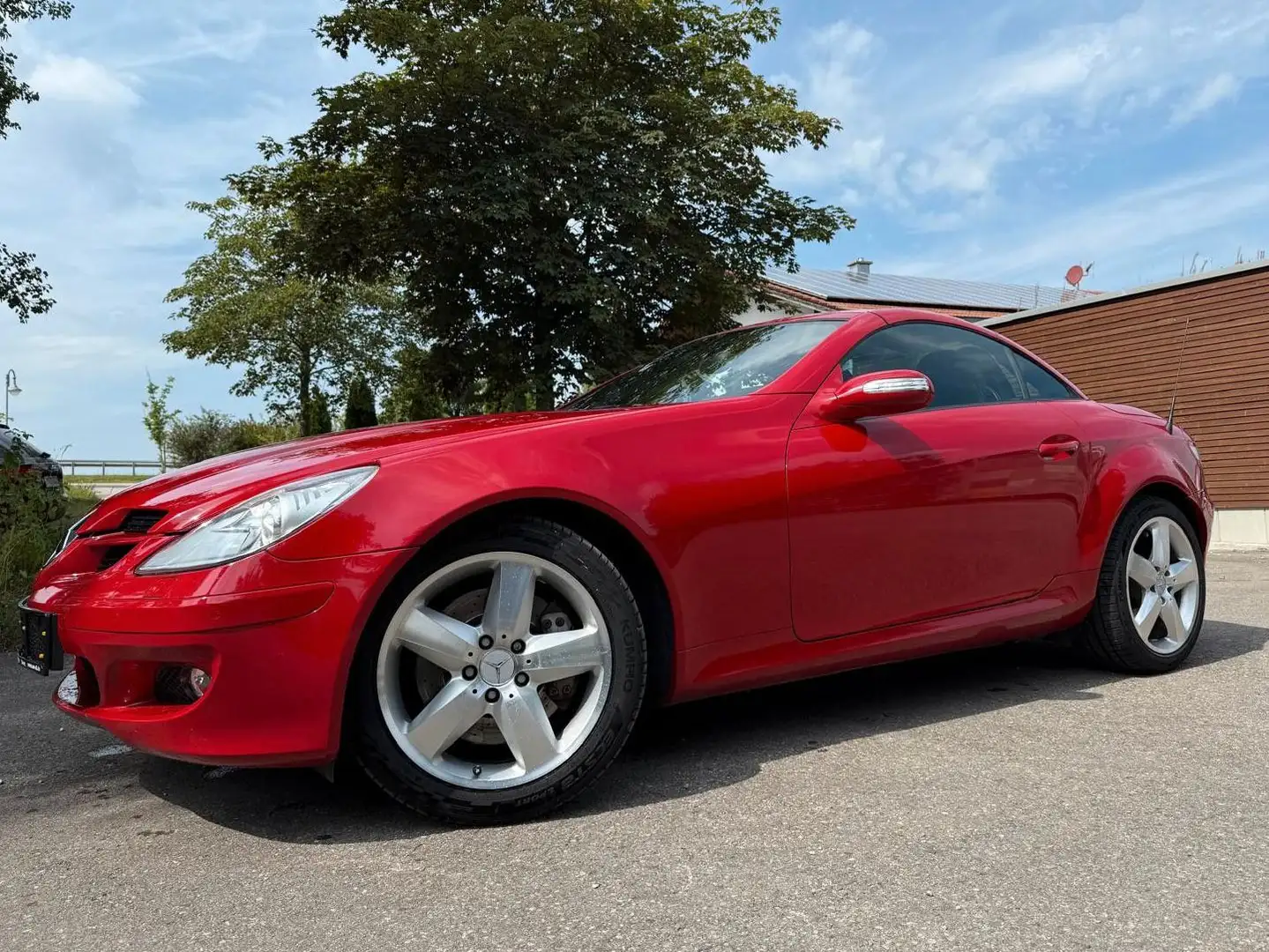 Mercedes-Benz SLK 350 V6 Navi Leder*Bi-Xenon*Harman Kardon*PDC Rot - 1