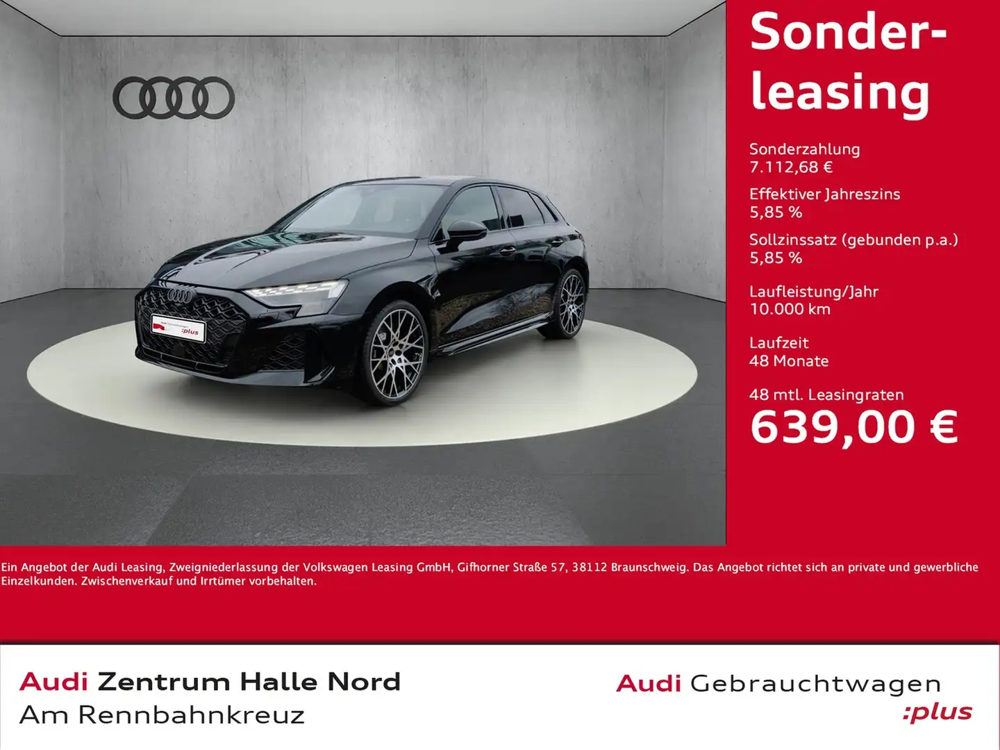 Audi RS3 RS 3 Sportback 2.5 TFSI quattro S tronic Noir - 1