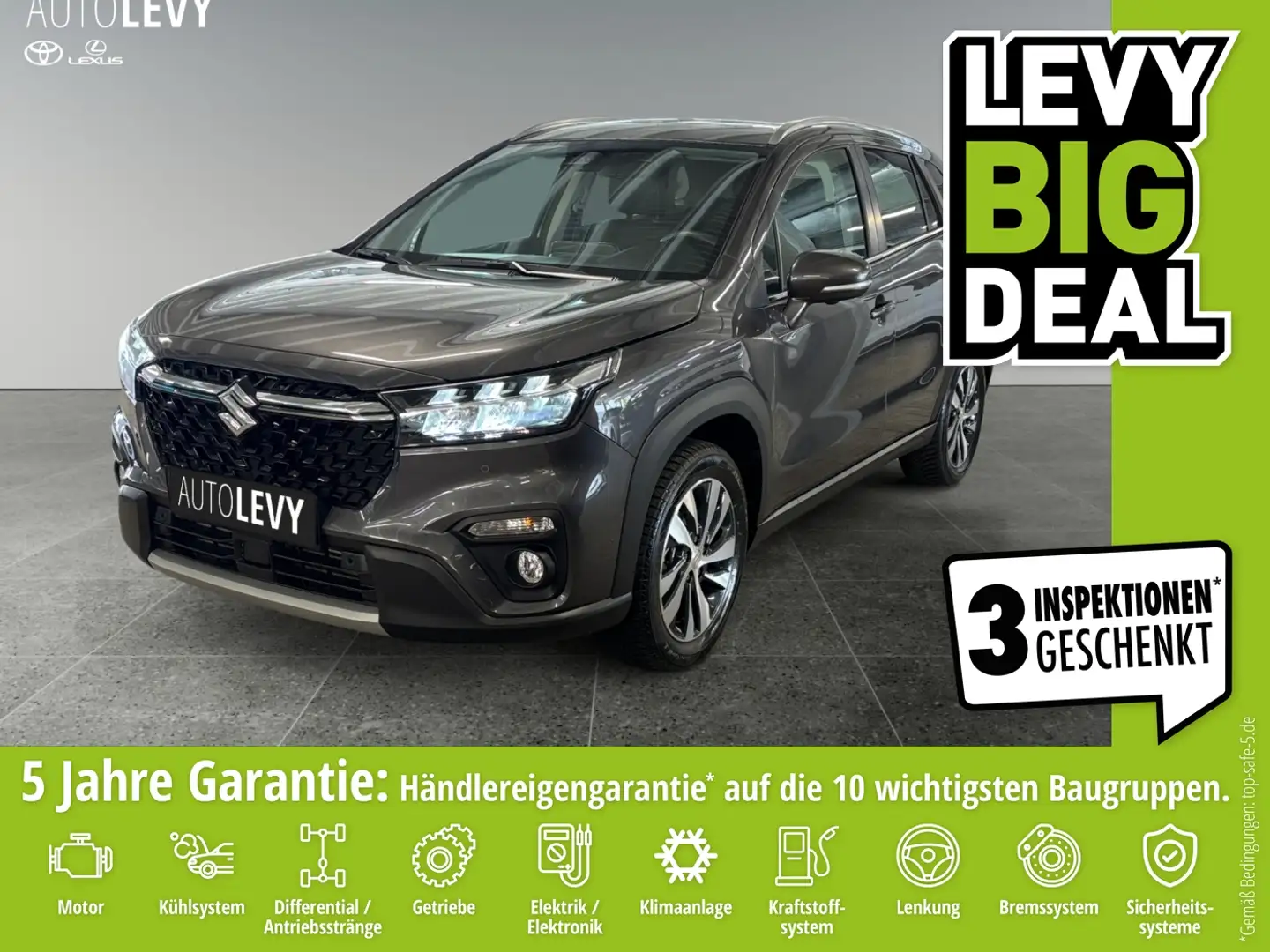 Suzuki SX4 S-Cross 1.4 4x4 Comfort+ 360.Kamera+Pano+Navi Grey - 1