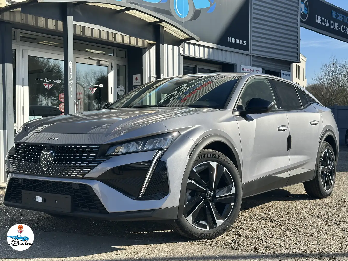 Peugeot 408 130 ch S\u0026amp;S EAT8 Allure Pack SIEGE CHAUFFANT / GPS / CAMERA DE RECUL + ADAS Серый - 1