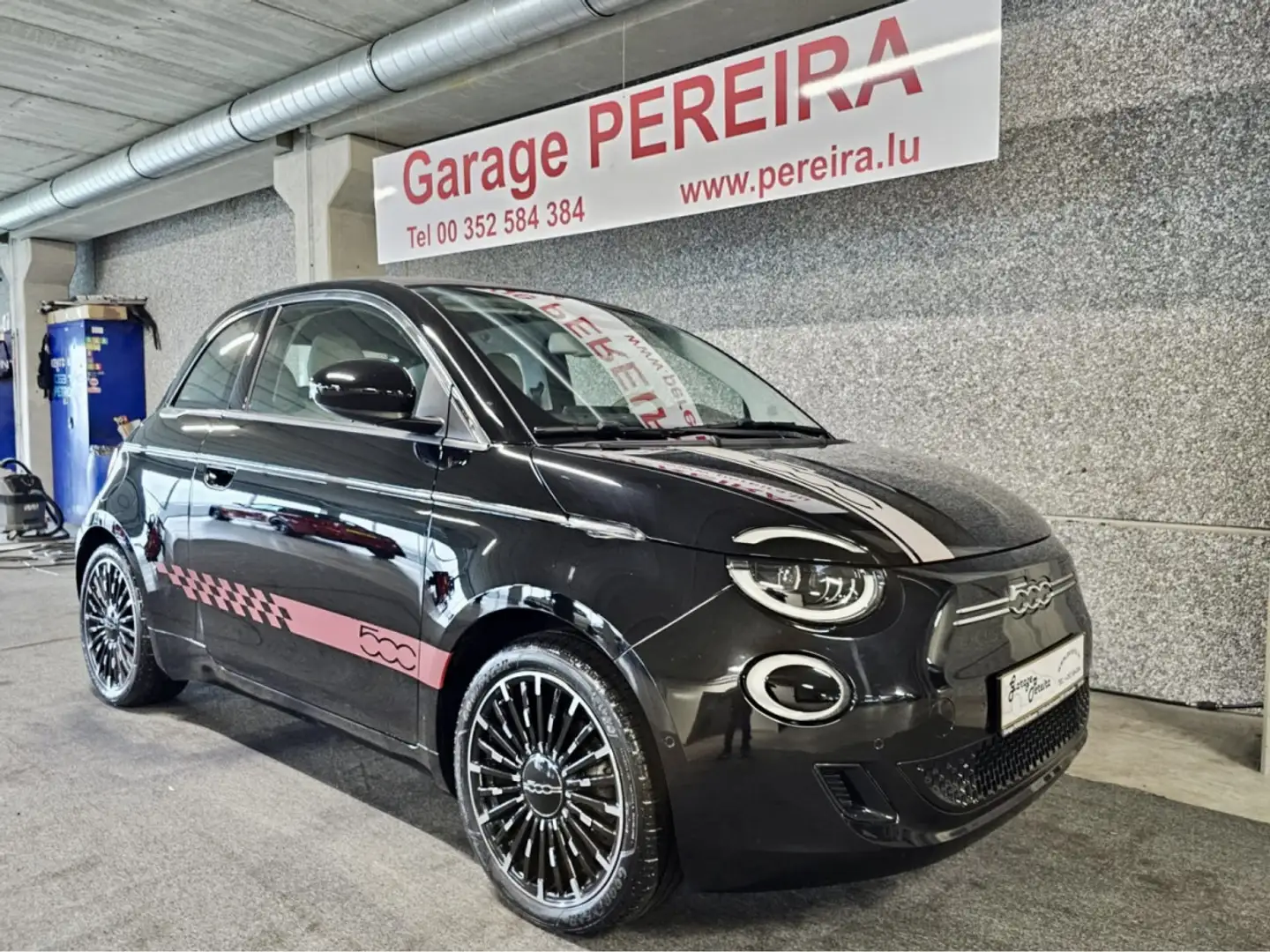 Fiat 500e CABRIO PRIMA LED CUIR NAVI Noir - 2