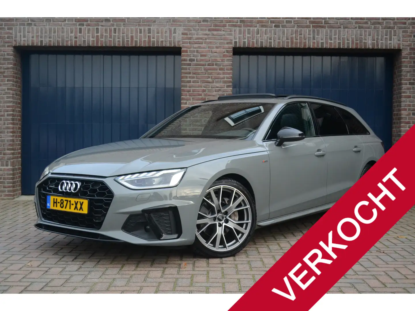 Audi A4 Avant 40 TDI quattro Sport S-Line Black Edition | Gris - 1
