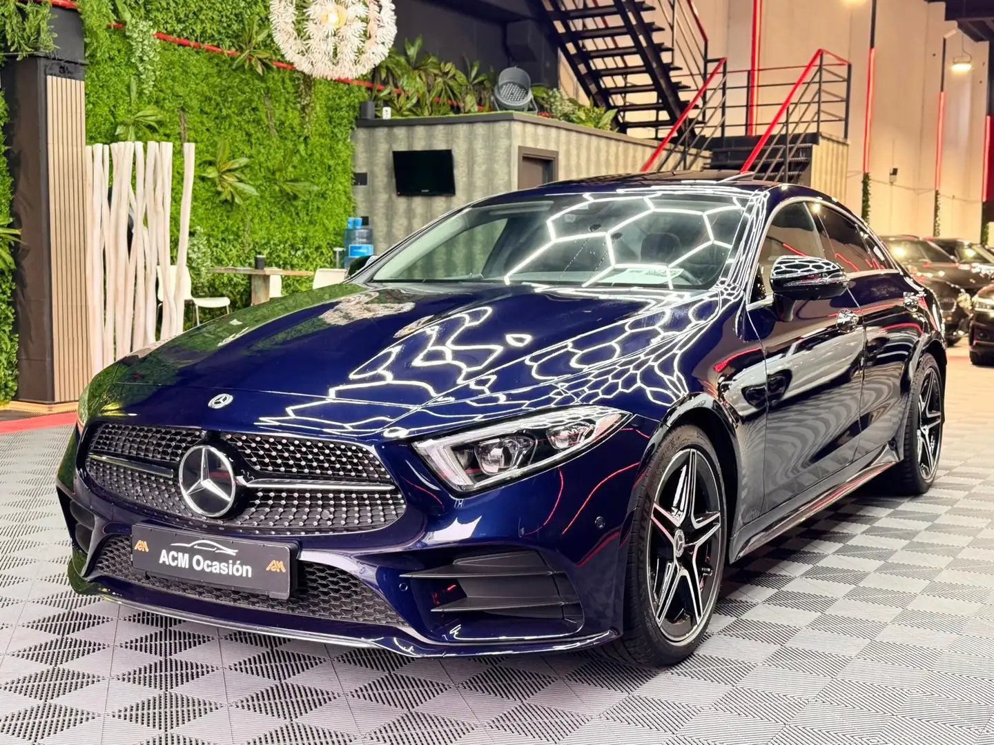Mercedes-Benz CLS 400 400d 4Matic Aut. Modrá - 2
