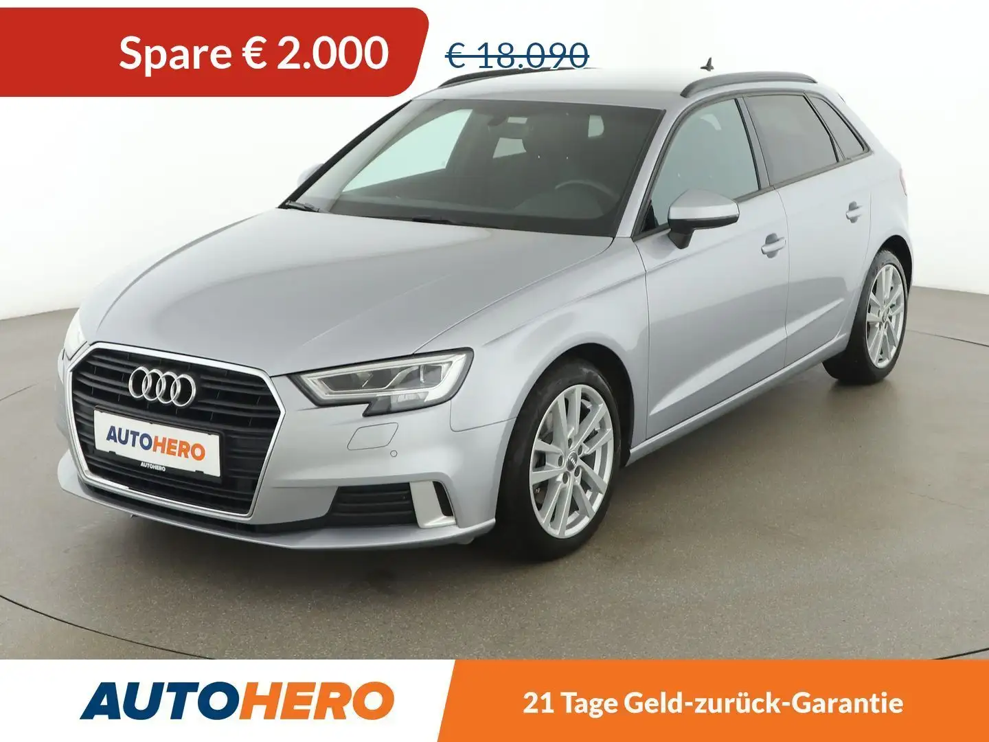 Audi A3 30 TFSI Sport *LED*NAVI*PDC*BT*TEMPO* Grijs - 1