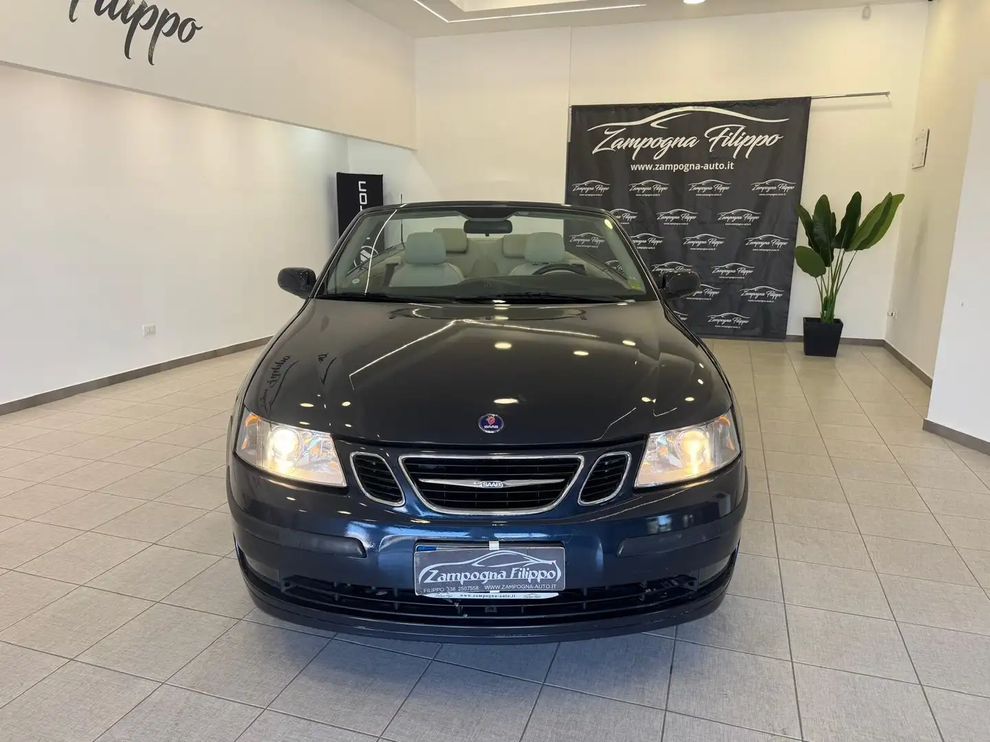 Saab 9-3 9-3 Cabriolet 1.9 TiD 16V DPF Linear Blu/Azzurro - 2