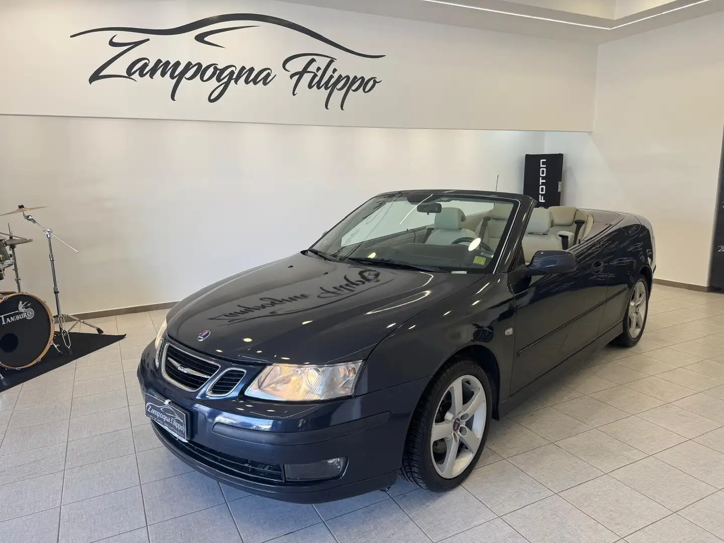 Saab 9-3 9-3 Cabriolet 1.9 TiD 16V DPF Linear Blu/Azzurro - 1
