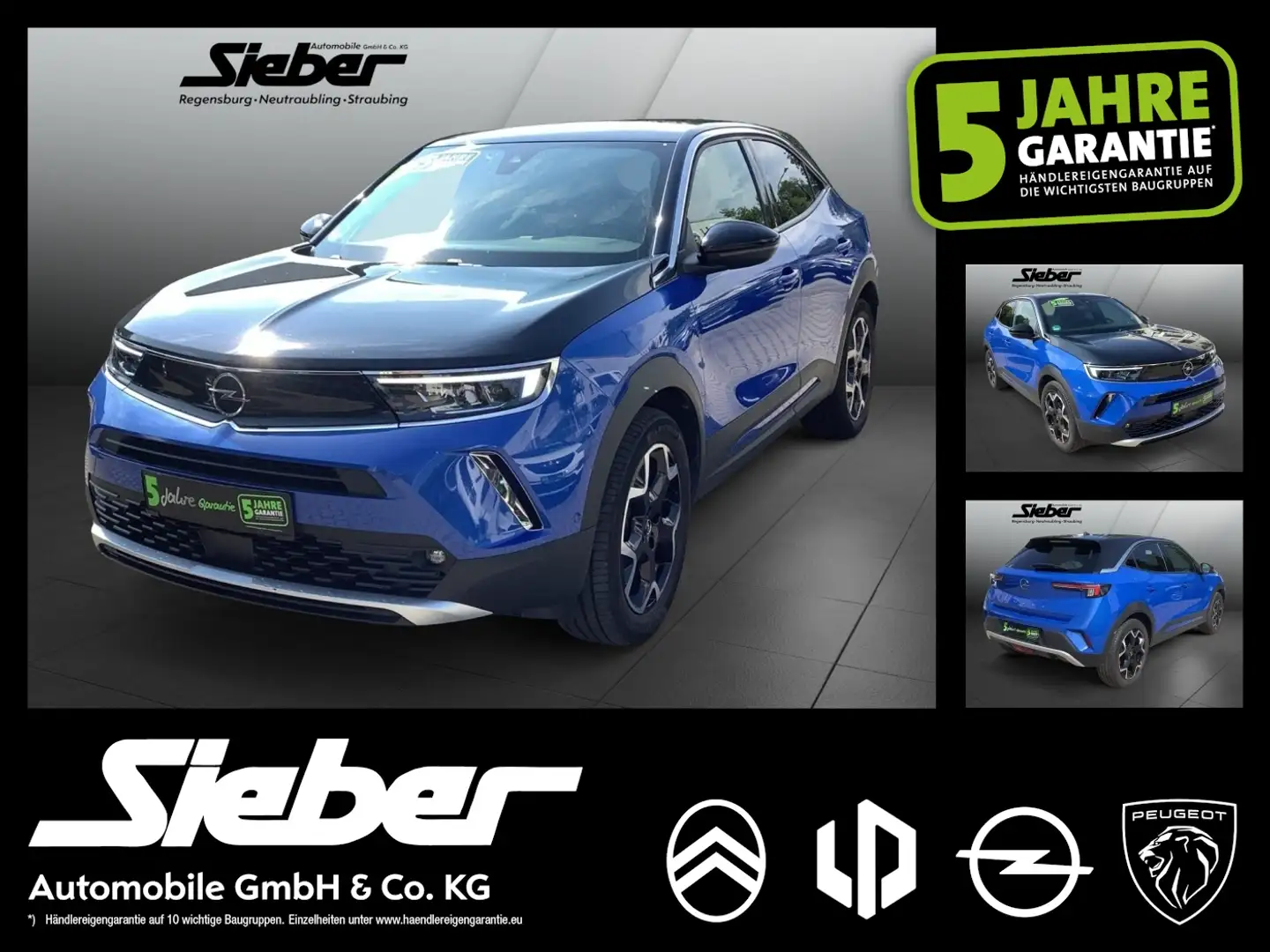Opel Mokka 1.2 Turbo Ultimate *Navi*Sitzheizung*PDC* Blau - 1