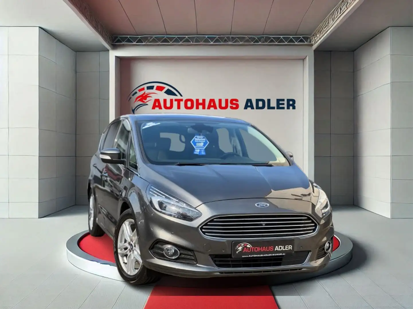 Ford S-Max S-MAX Titanium AWD*1HD*19%*AUTO*KAME*PANO*STANDH Grijs - 1