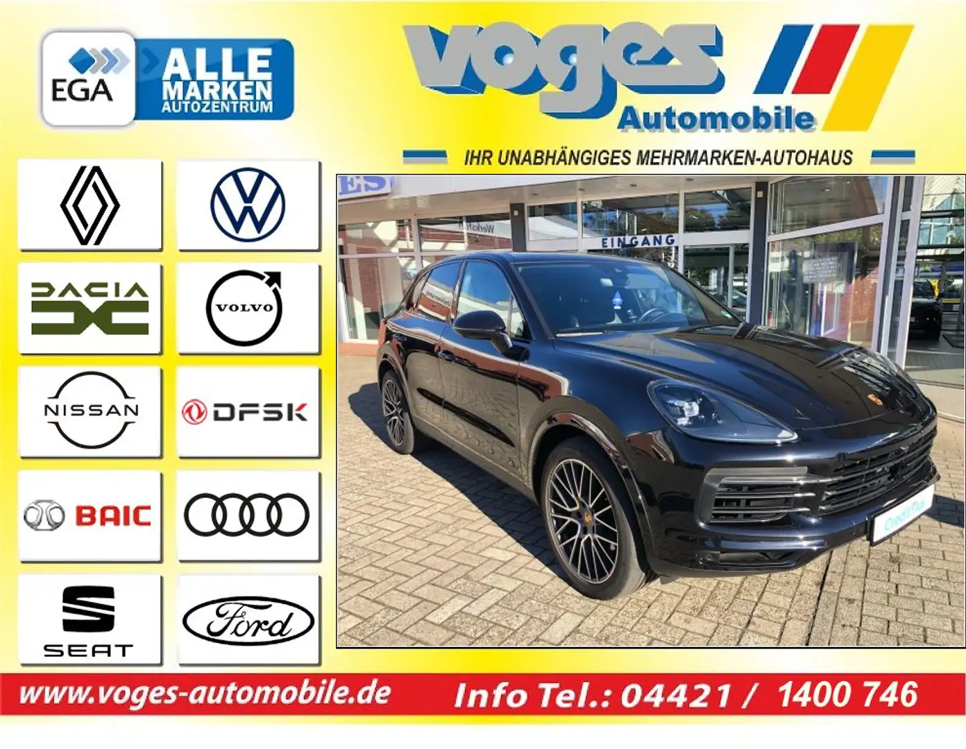 Porsche Cayenne Tiptronic S Schwarz - 1