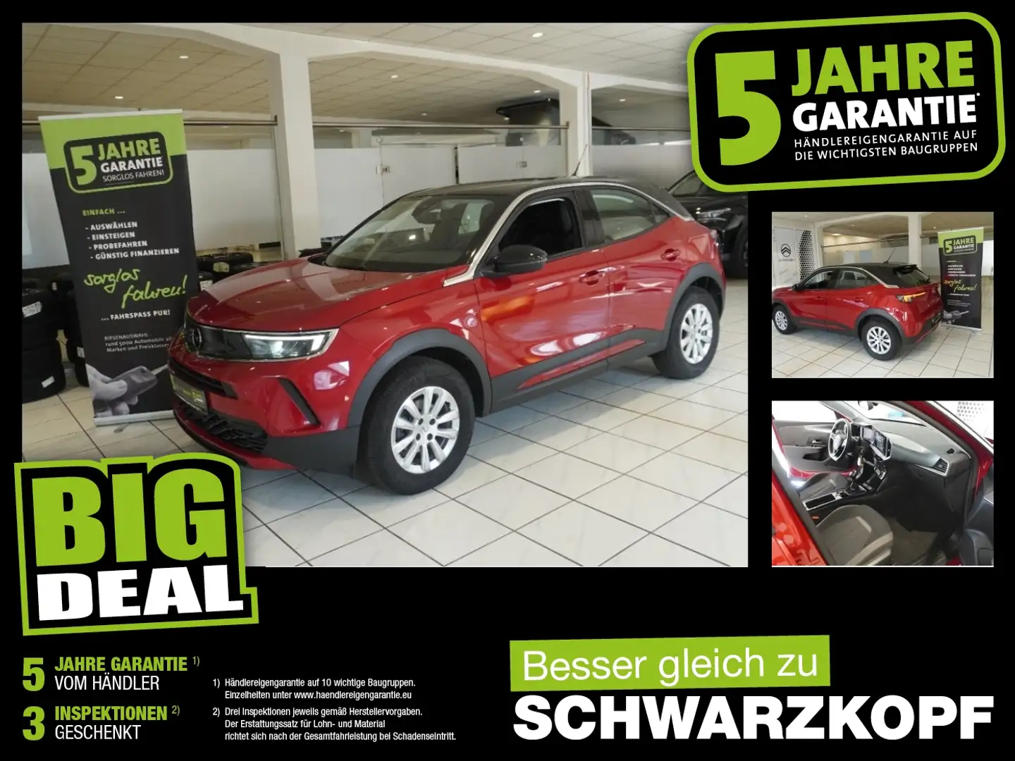 Opel Mokka 1.2 Turbo Edition Winterpaket,DAB,USB Rot - 1