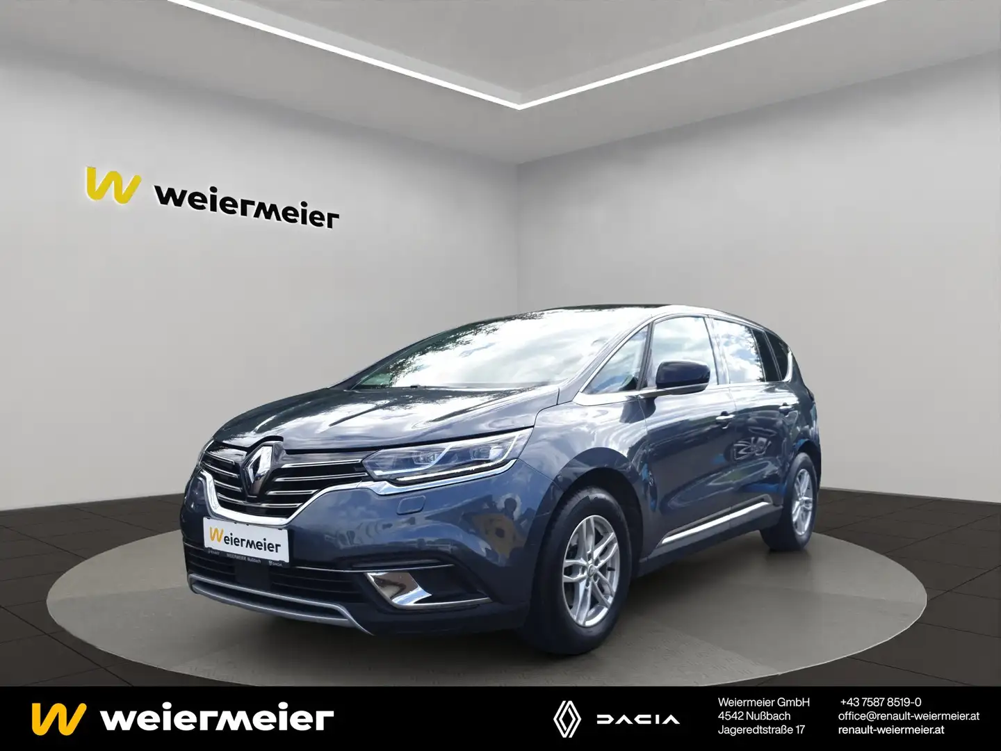 Renault Espace Intens Blue dCi 160 EDC Grau - 1