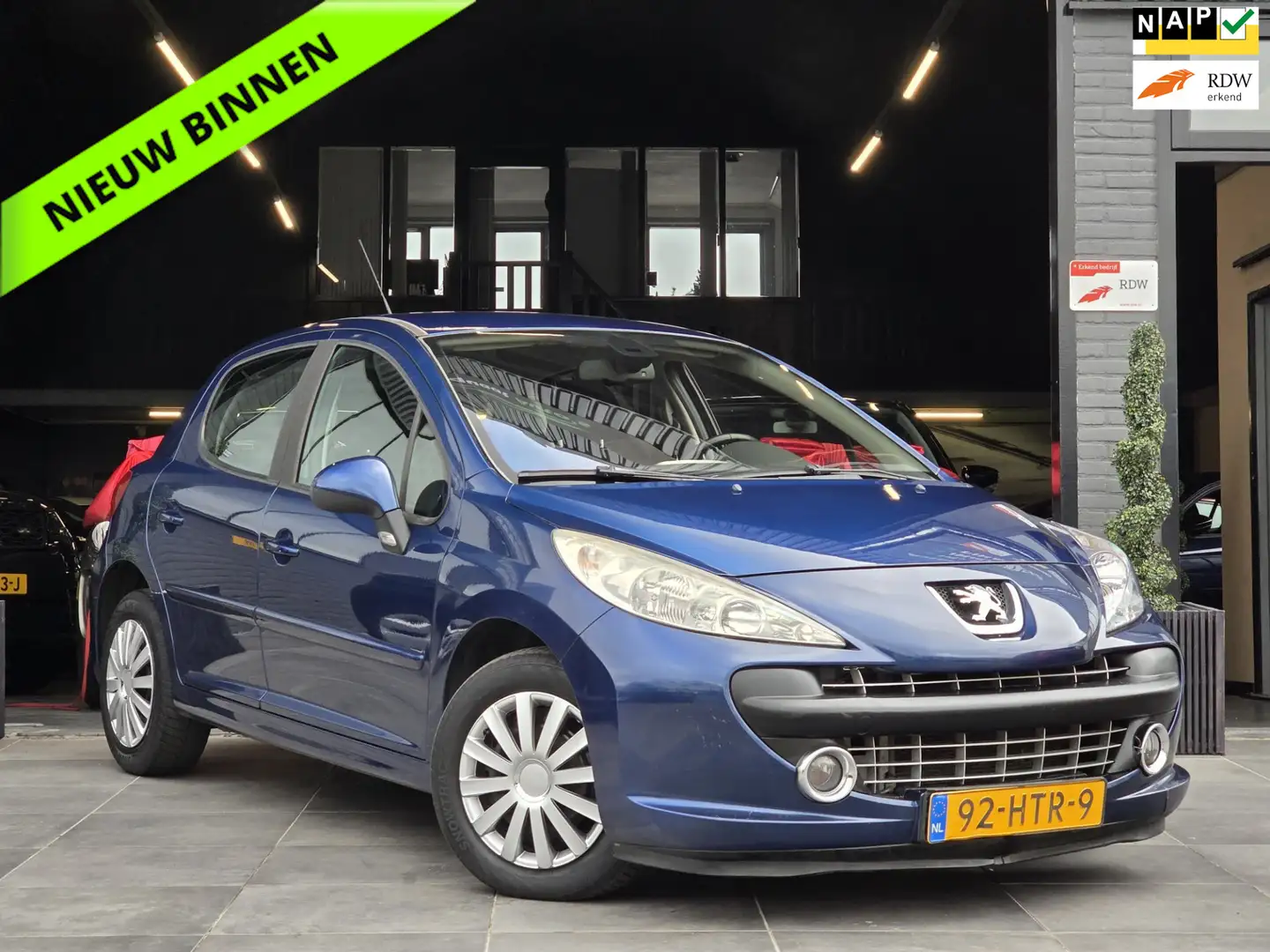 Peugeot 207 1.6 VTi XS Pack |Automaat|Airco|Trekhaak|5drs Blauw - 1