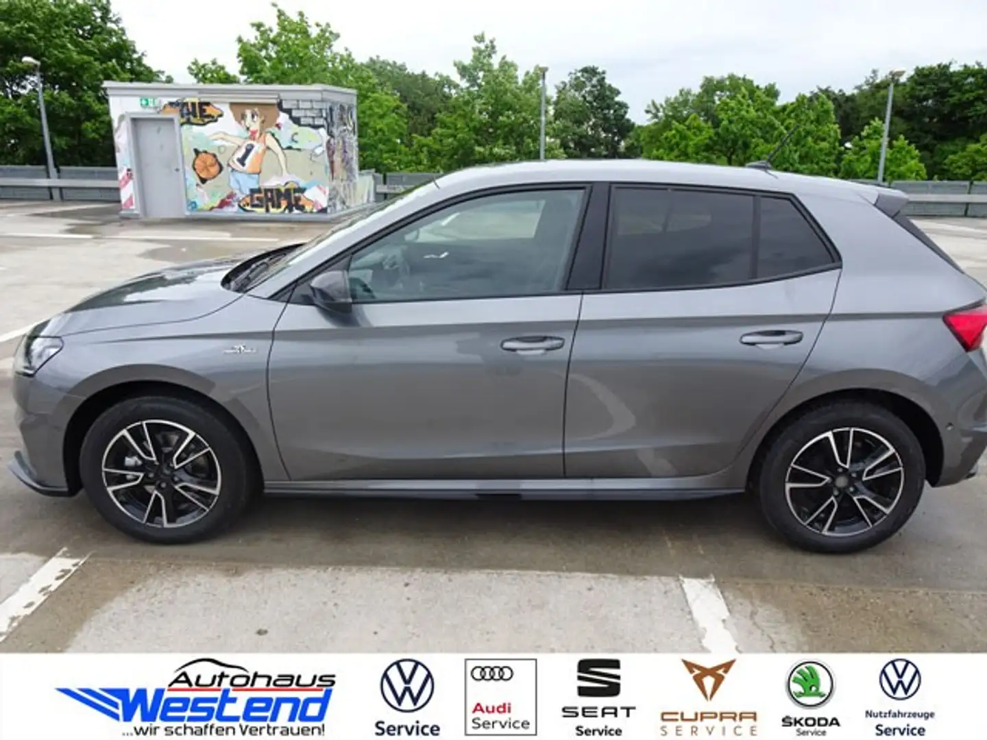 Skoda Fabia Monte Carlo 1.0l TSI 85kW Automatik LED Klima Gris - 2