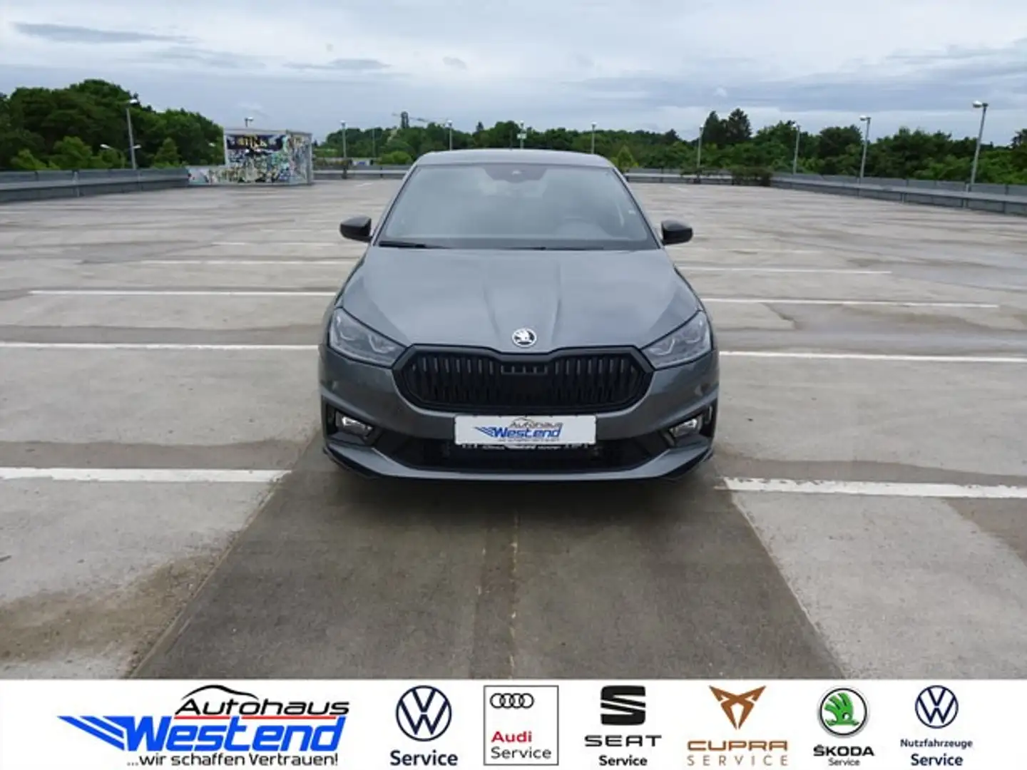 Skoda Fabia Monte Carlo 1.0l TSI 85kW Automatik LED Klima Gris - 1