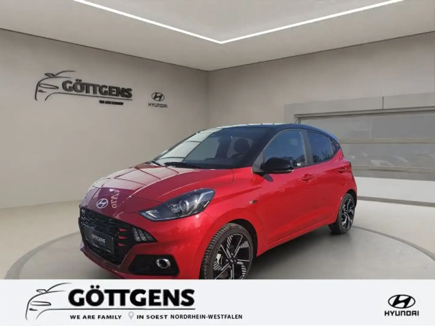 Hyundai i10 1.0 T-GDI N-LINE DACH LACK NAVI KAMERA 16LM GJ Rot - 1