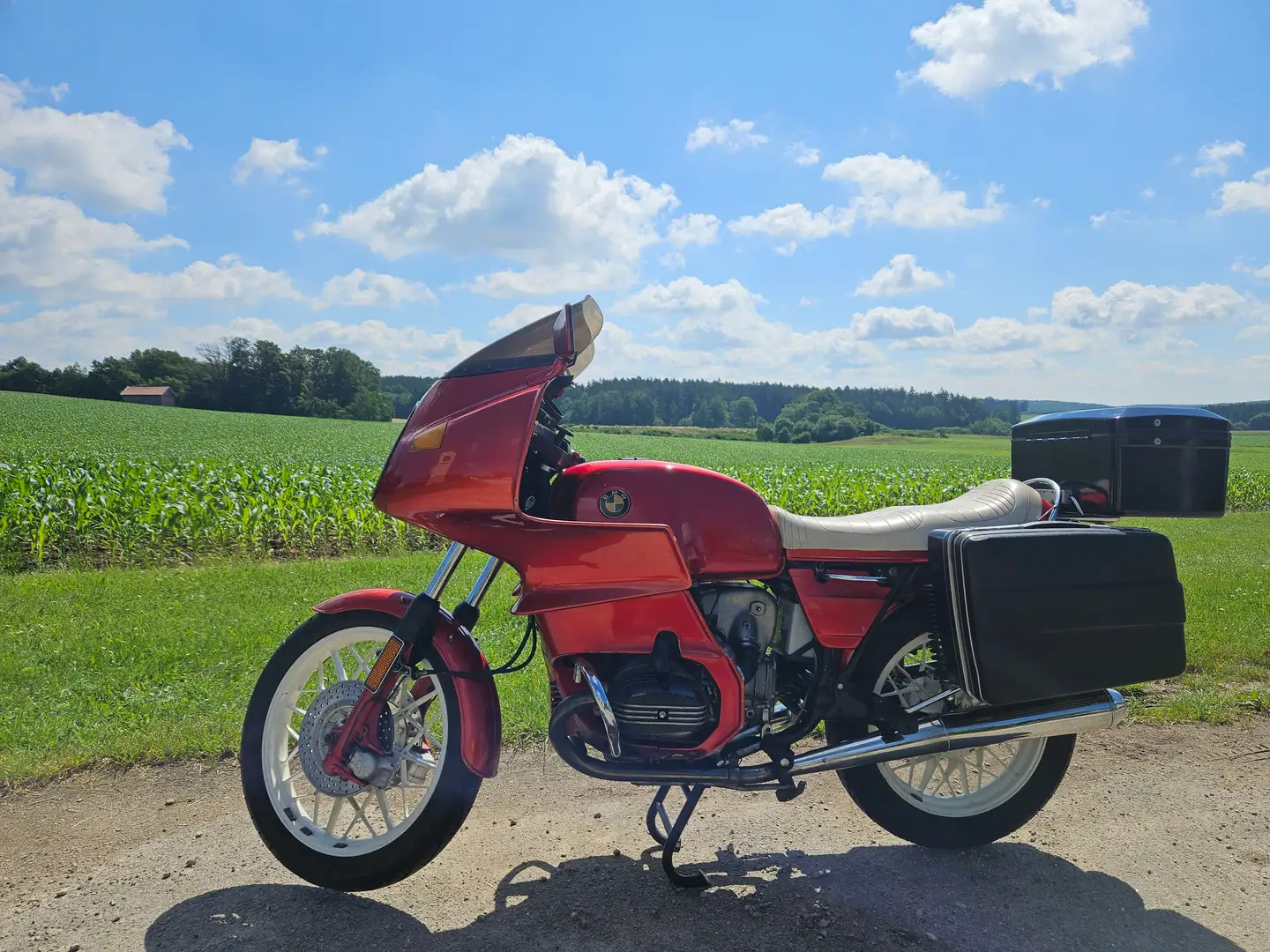 BMW R 100 RS Roşu - 1