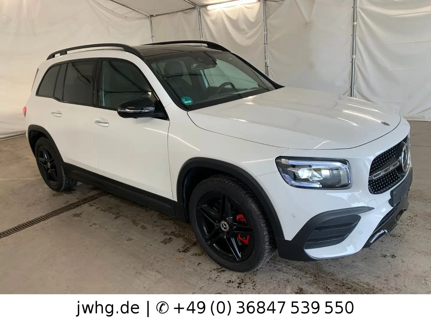 Mercedes-Benz GLB 250 4M AMG Distronic+Pano 360 Widescreen+++ Blanc - 2