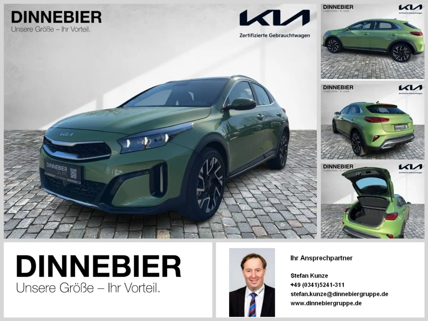 Kia XCeed 1.5T Spirit LED+Kamera+Navigation+SHZ Zelená - 1