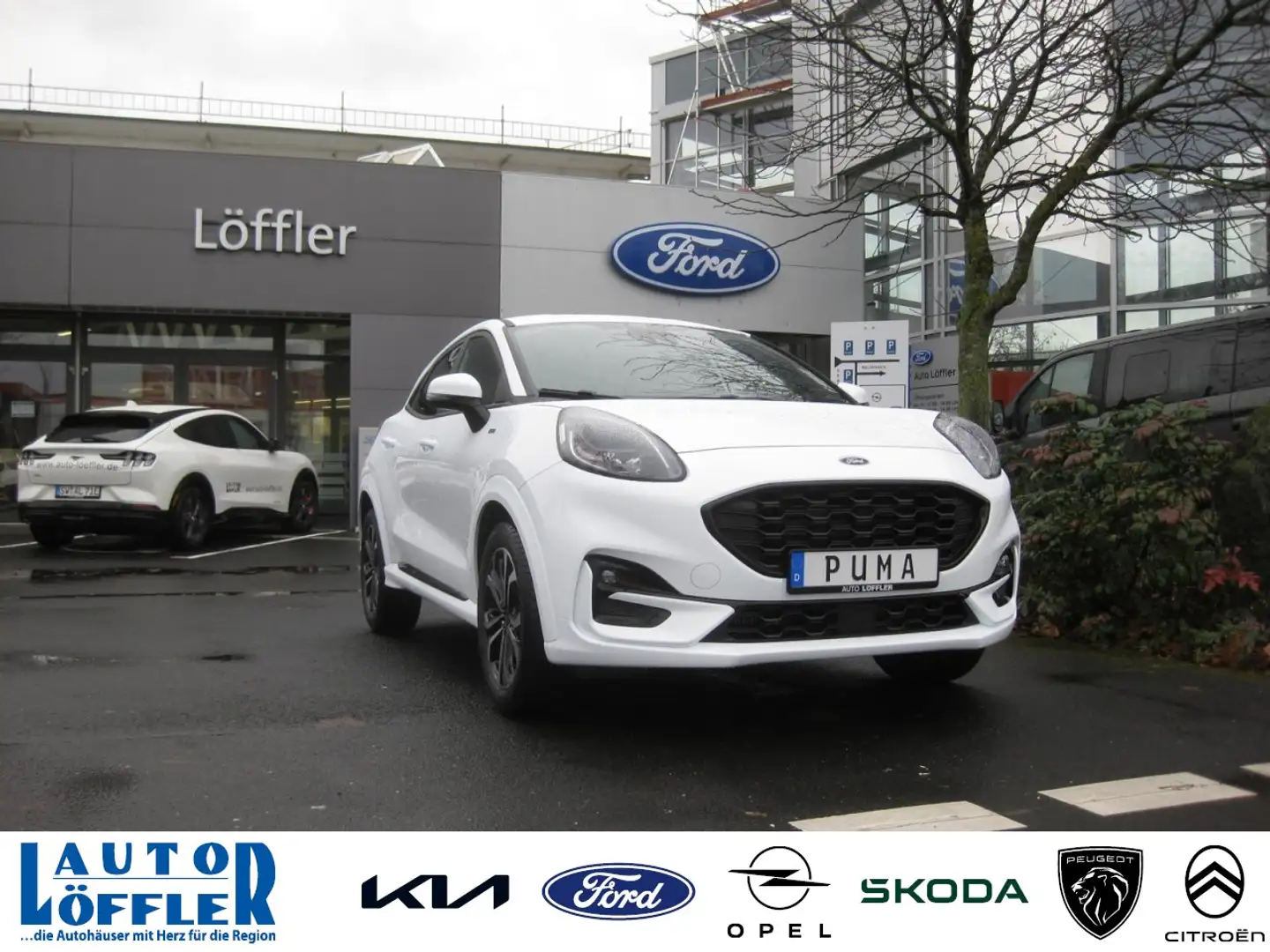 Ford Puma 1.0 ST-Line BT SHZ LHZ DAB Isofix Klima Navi Weiß - 1
