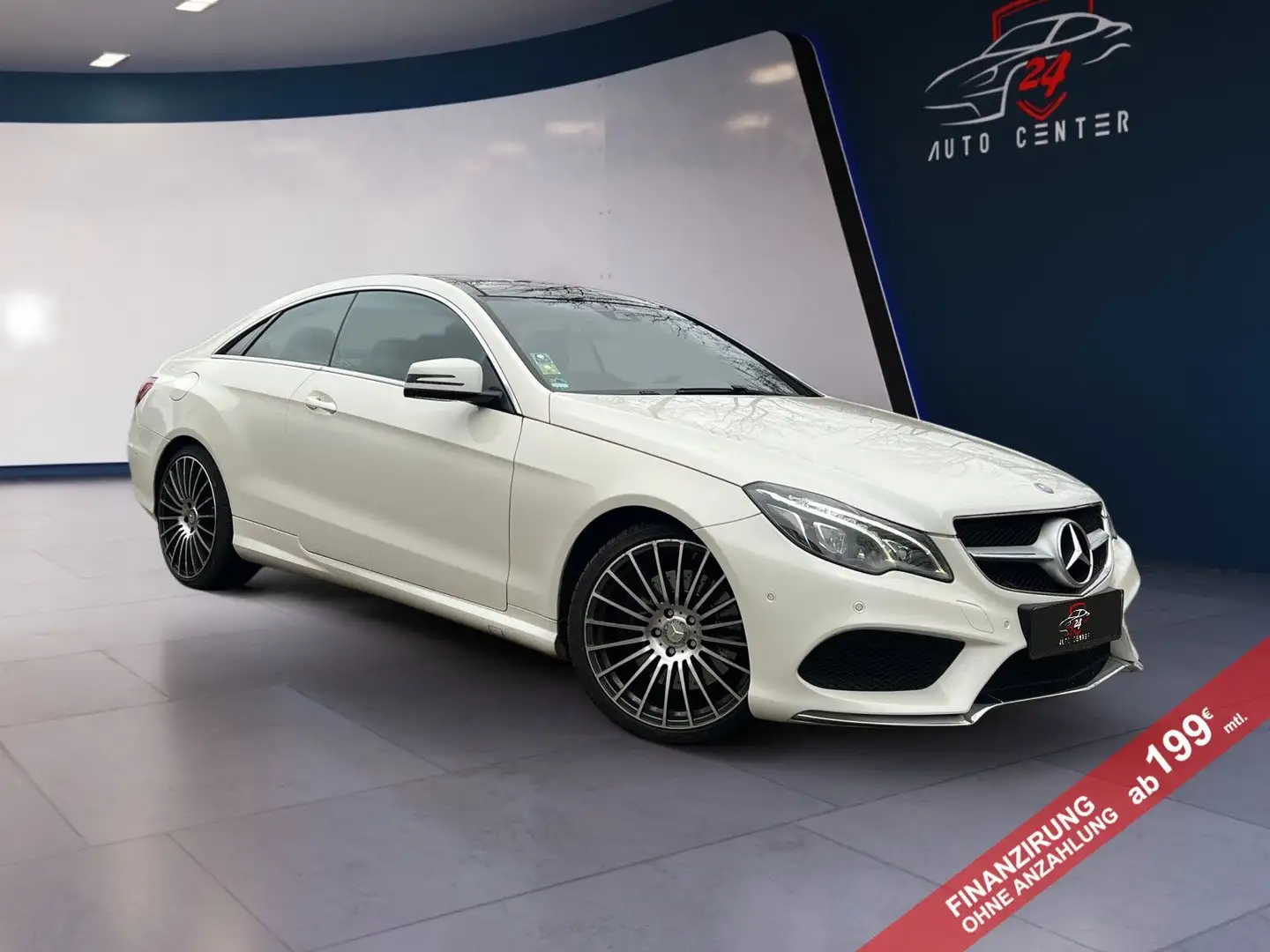 Mercedes-Benz E 400 E Coupe/AMG Plus-Line/LED/Automatik Weiß - 1