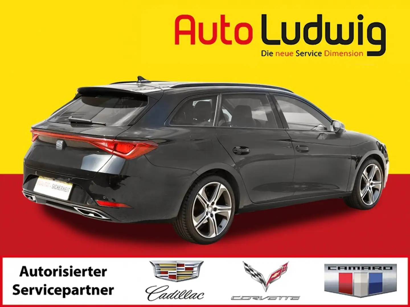 SEAT Leon ST 1,5 eTSI ACT FR DSG Schwarz - 2