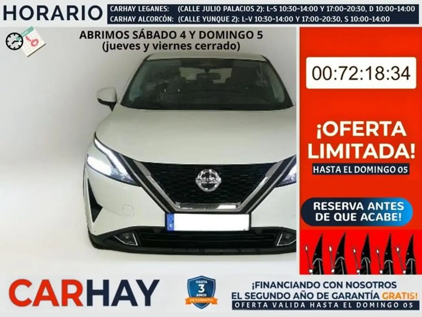 Nissan Qashqai DIG-T 103KW (140CV) MHEV 4X2 ACENTA Blanco - 1