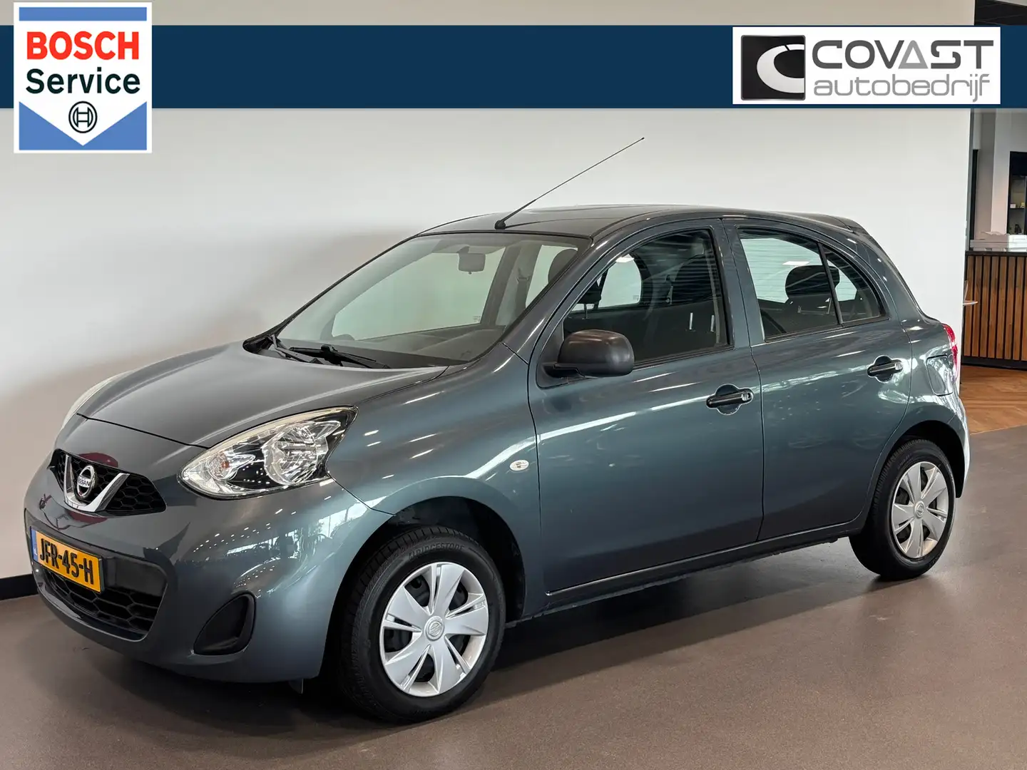 Nissan Micra 1.2 Acenta 44d.km 1eEig. Airco|Bluetooth|Dealer-oh Grau - 1