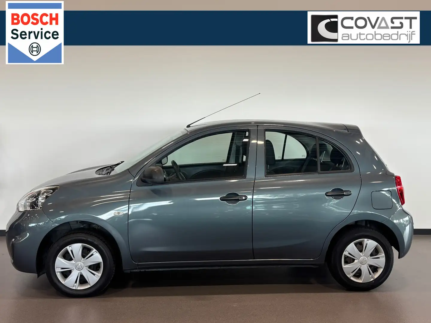 Nissan Micra 1.2 Acenta 44d.km 1eEig. Airco|Bluetooth|Dealer-oh Grau - 2