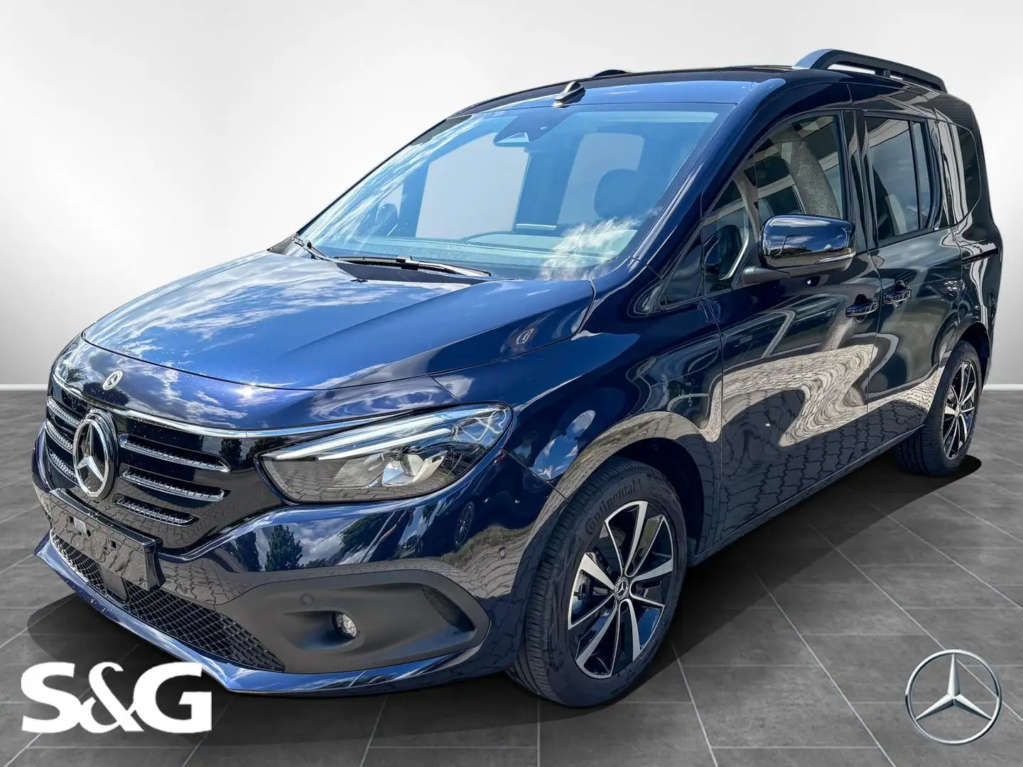 Mercedes-Benz EQT 200 Progressive RüKam+Tempomat+Totwinkl.+17 Albastru - 1
