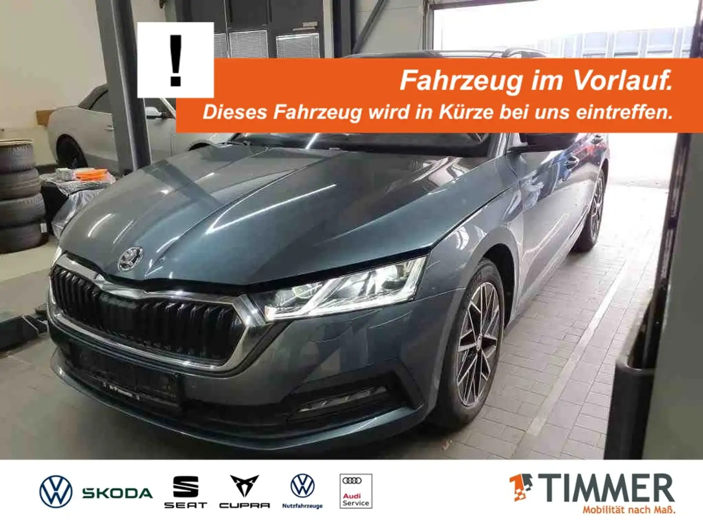Skoda Octavia Combi 1.5 TSI CLEVER +LED +RKAM +NAVI +SHZ +TEMPO Grau - 1