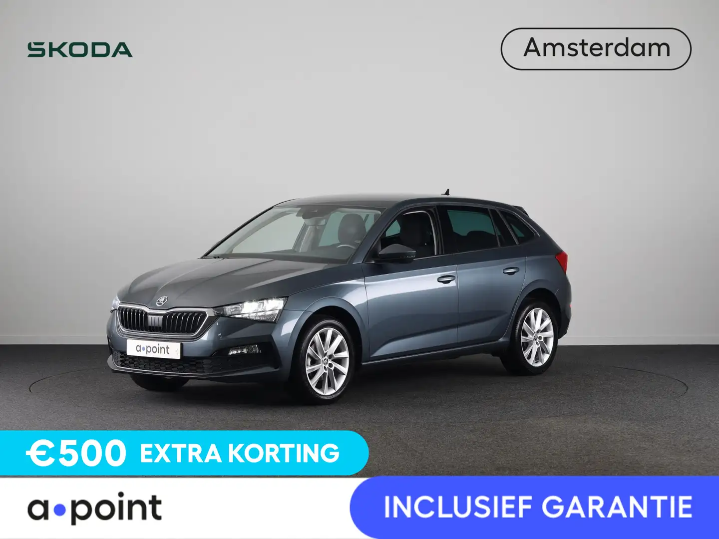 Skoda Scala 1.0 TSI Ambition 110 pk | Navigatie via App | Park Grijs - 1