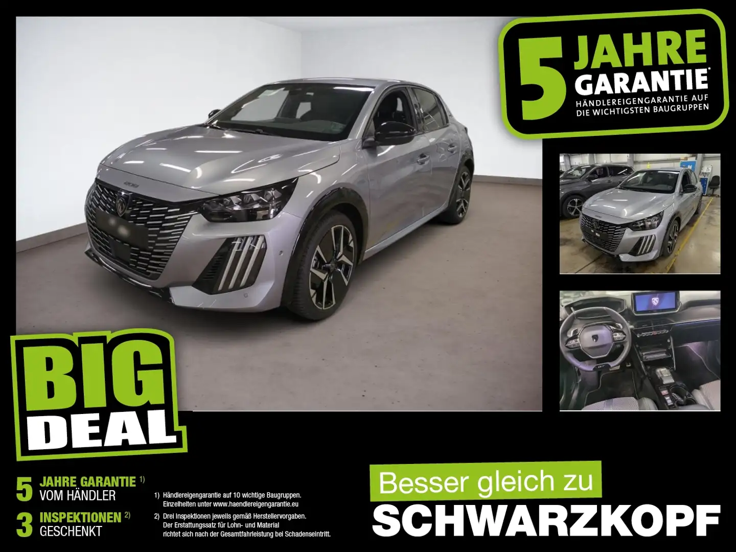Peugeot 208 1.2 Rückfahrkamera,Tempomat,Parkpilot Argent - 1