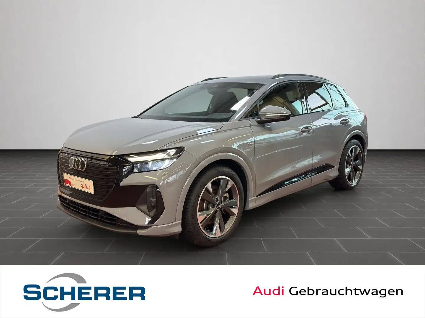 Audi Q4 e-tron 40 S-line NAVI RFK Grau - 1