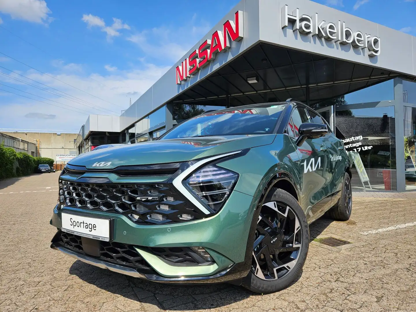 Kia Sportage 1.6 CRDi GT-Line 4WD Grün - 2