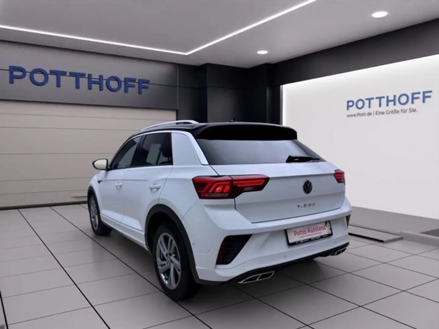 Volkswagen T-Roc 1.5 TSI DSG R-LINE AHK NAVI PDC SITZHZG Weiß - 2