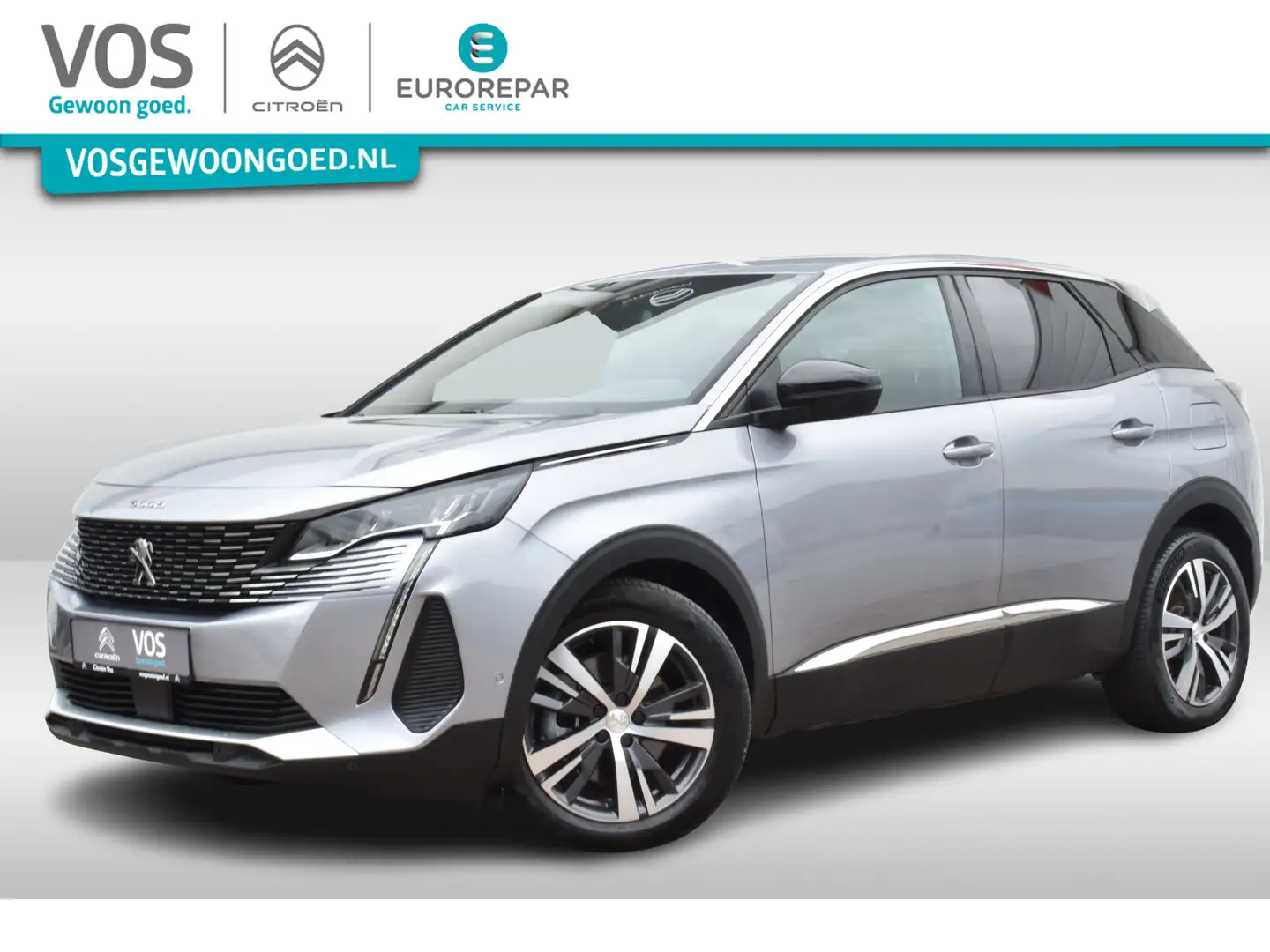Peugeot 3008 HYbrid 180 EAT 7 Allure Pack Business | Navi | Car Grijs - 1