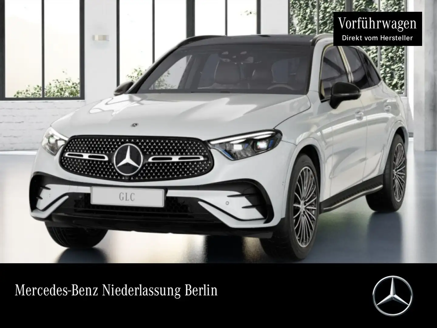 Mercedes-Benz GLC 450 d 4M AMG+NIGHT+PANO+360+STHZG+BURMESTER+9G Blanc - 1
