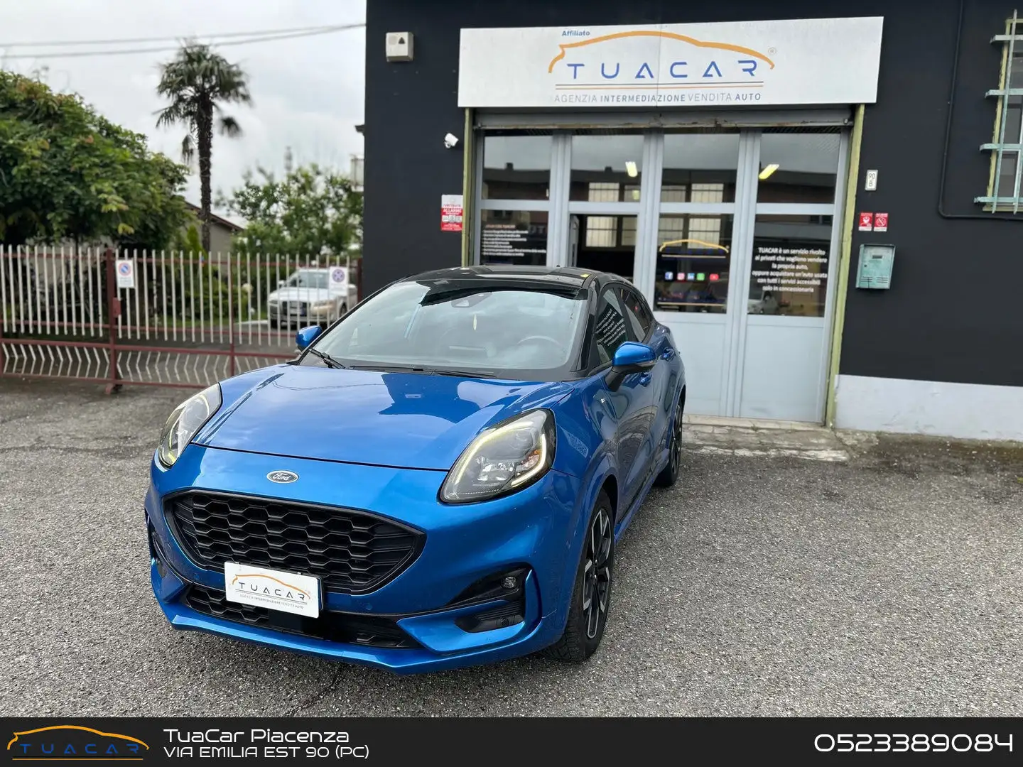 Ford Puma ST Line X 1.0 EcoBoost Blau - 1