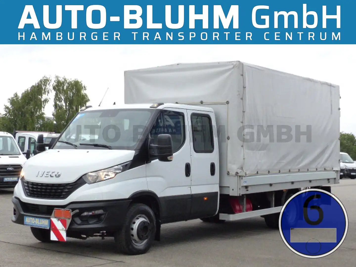 Iveco Daily 70C180 Doka Plane Maxi LBW Diff-Sperre AHK Weiß - 1