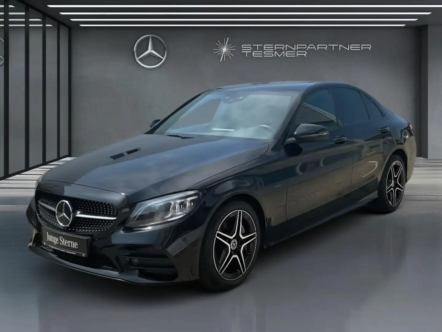 Mercedes-Benz C 300 de +AMG+Night+KAMERA+AIRMATIC+AHK+DISTR Zwart - 2