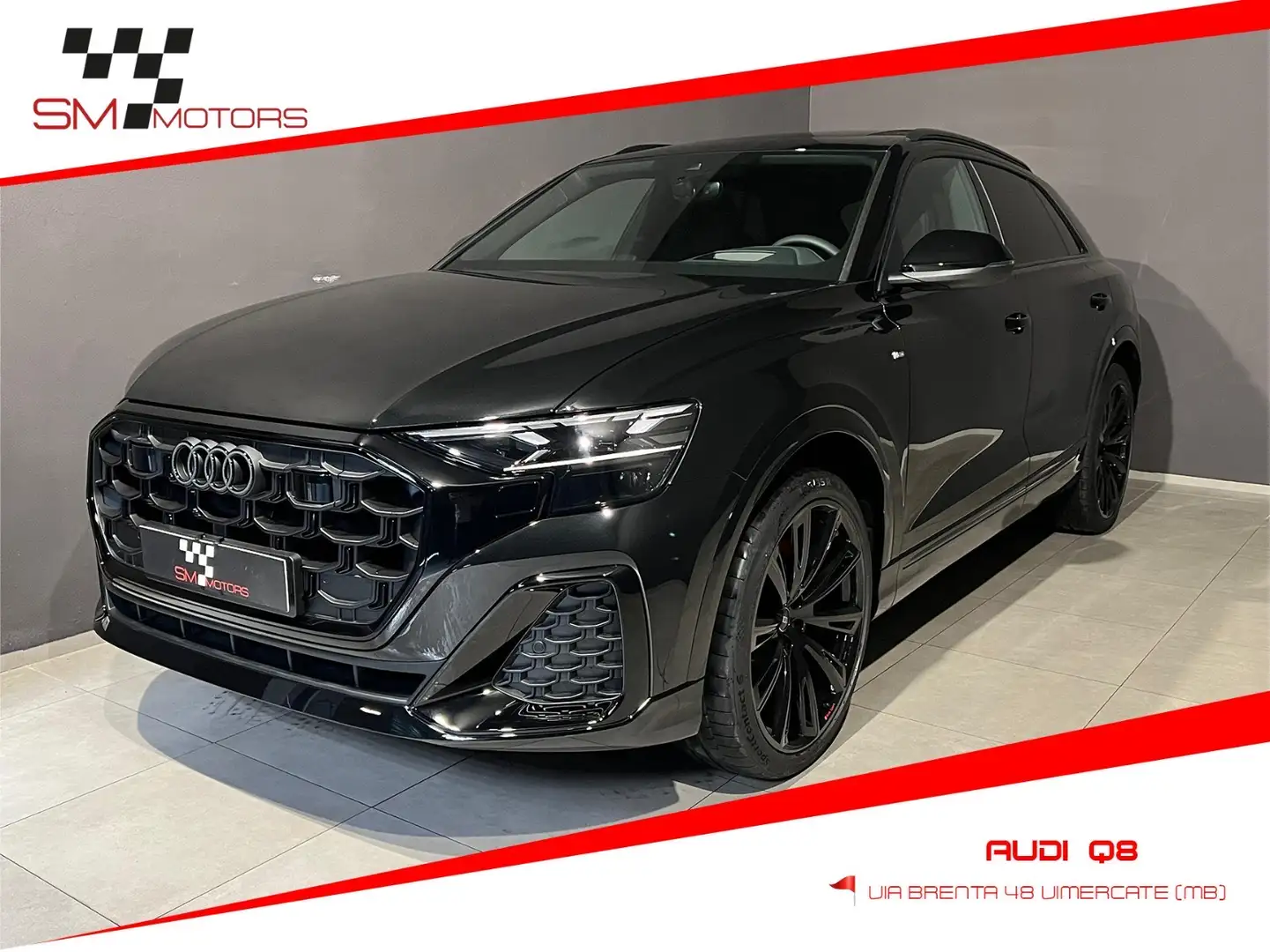 Audi Q8 3.0 tdi mhev S line edition 286cv PRONTA CONSEGNA Nero - 1