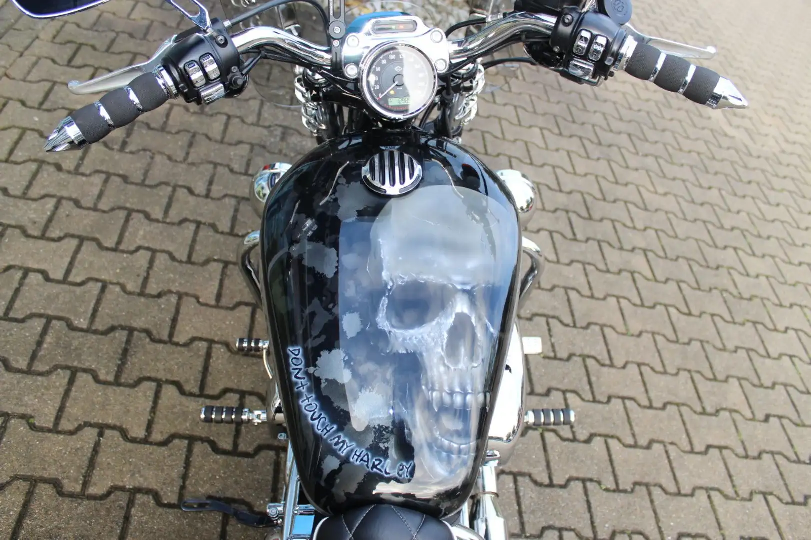 Harley-Davidson Sportster XL 1200 Designe Tattoo Unikat Schwarz - 1