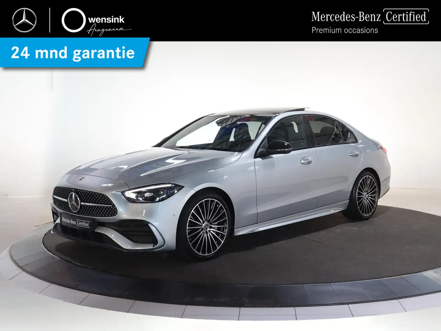 Mercedes-Benz C 180 AMG Line | Night | Panoramadak | Sfeerverlichting Argento - 1