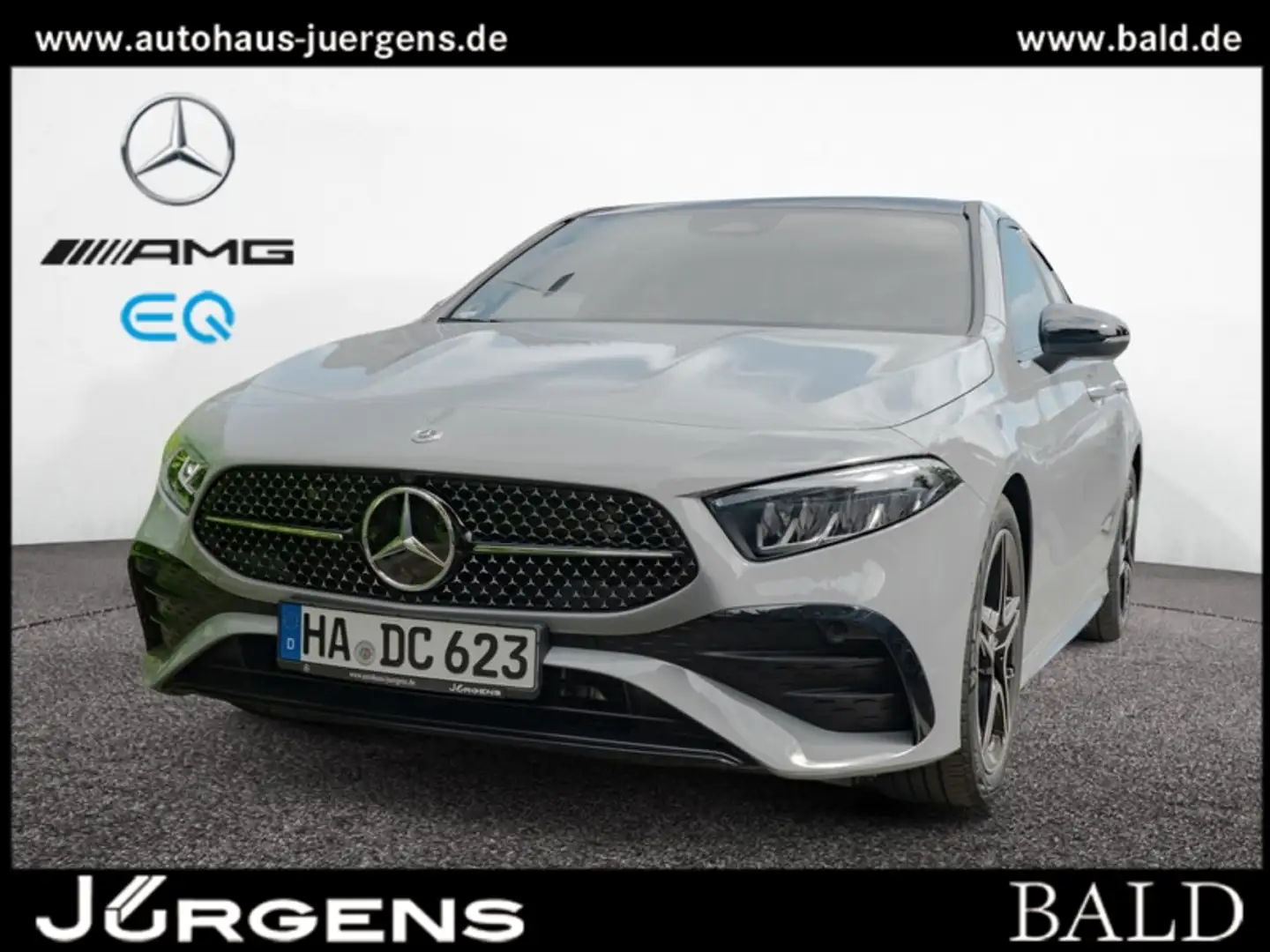 Mercedes-Benz A 200 Limo AMG-Sport/Pano/Night/Distr/Totw/Ambi Gris - 1