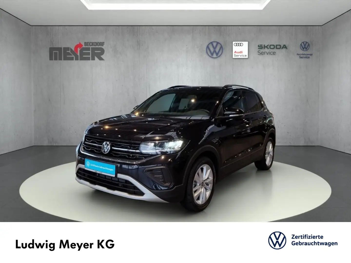 Volkswagen T-Cross GOAL 1.0 TSI DSG Klima Navi Einparkhilfe Schwarz - 1