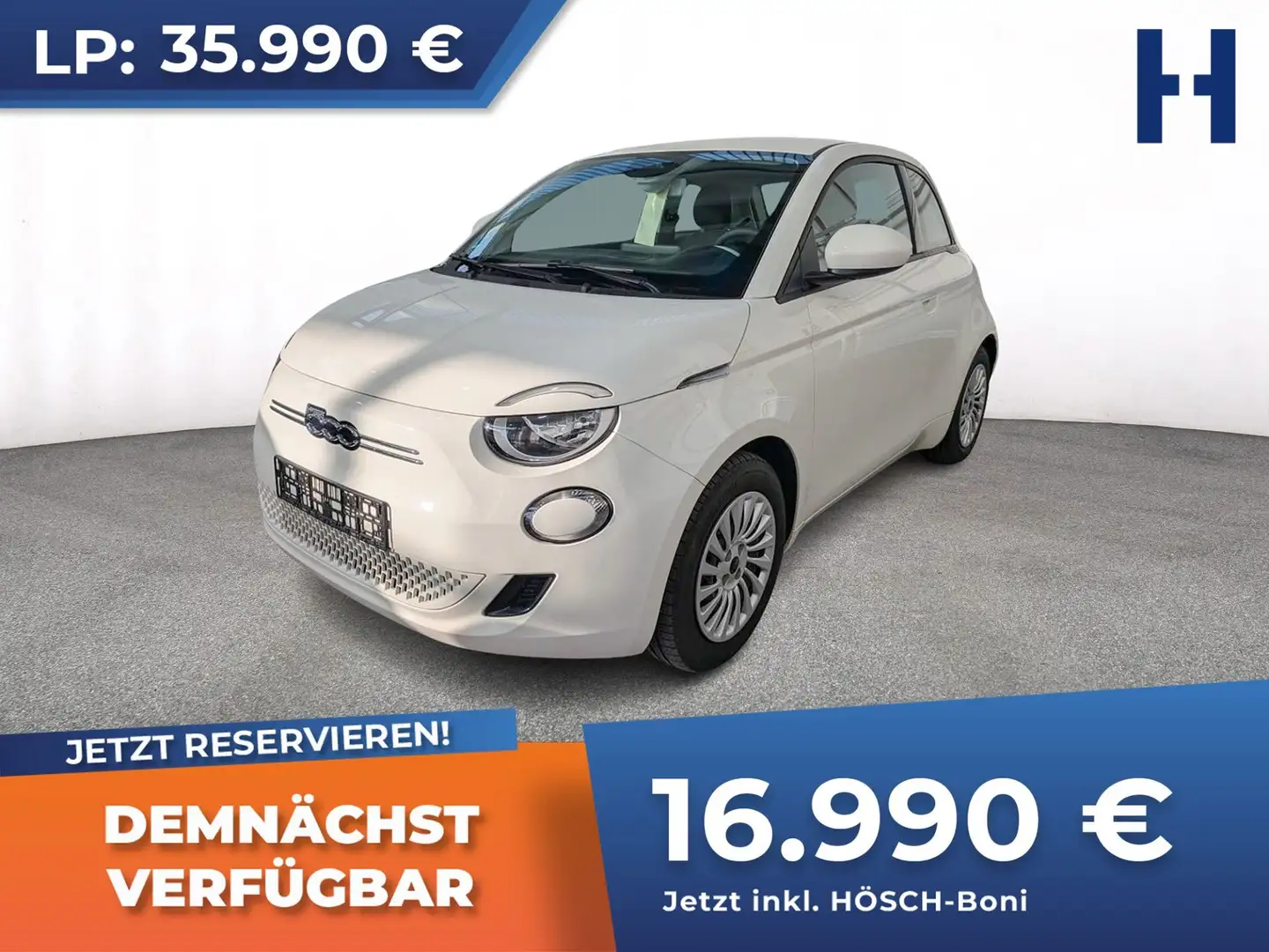 Fiat 500e 42 kWh KEYLESS CARPLAY TOP-ANGEBOT JETZT SICHERN Weiß - 1