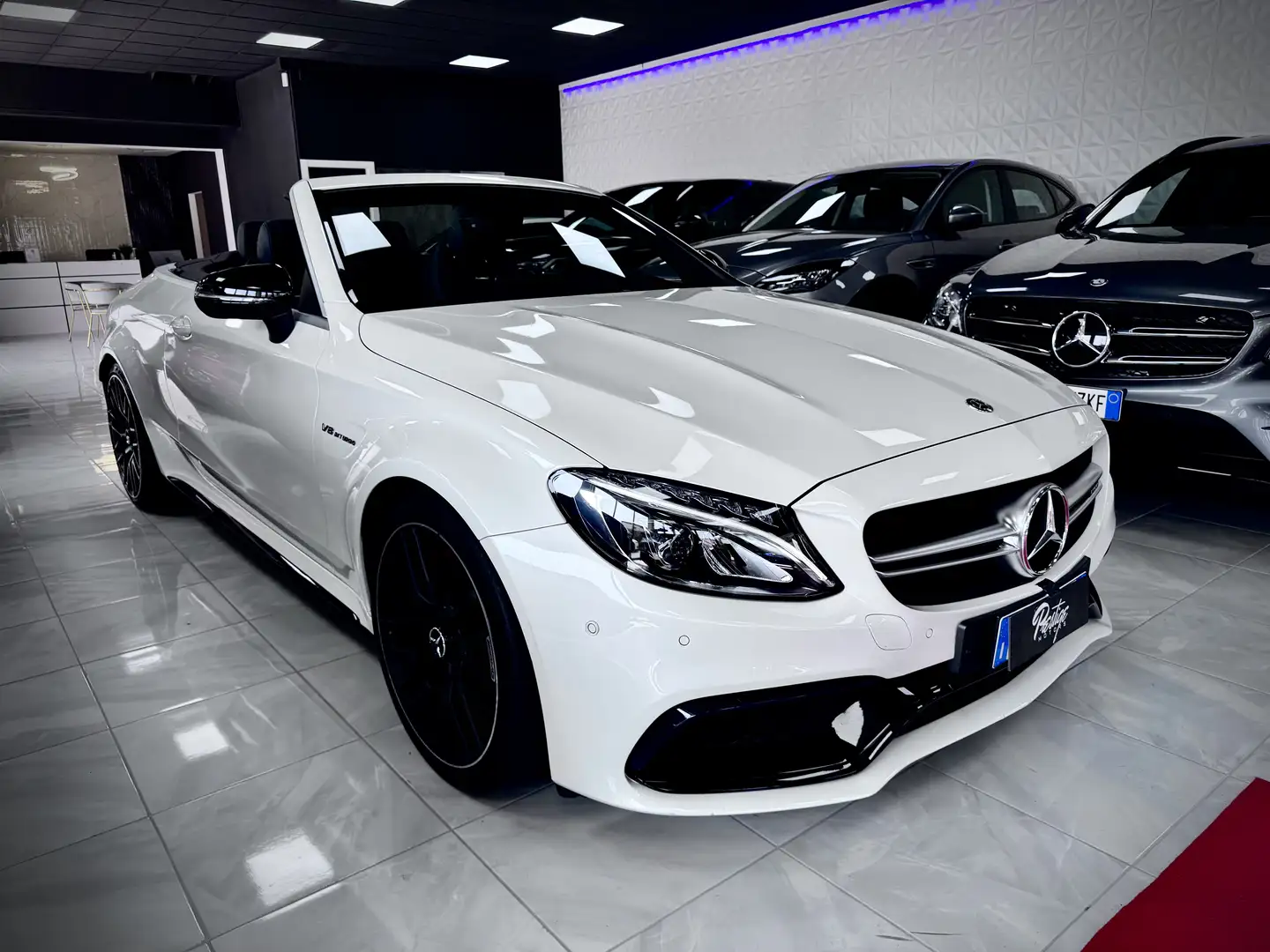 Mercedes-Benz C 63 AMG Cabrio S auto Bianco - 1