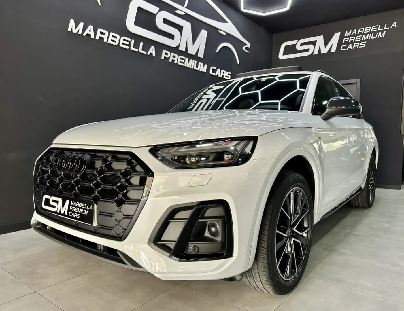 Audi Q5 40 TDI quattro-ultra S line S tronic 150kW Blanc - 1