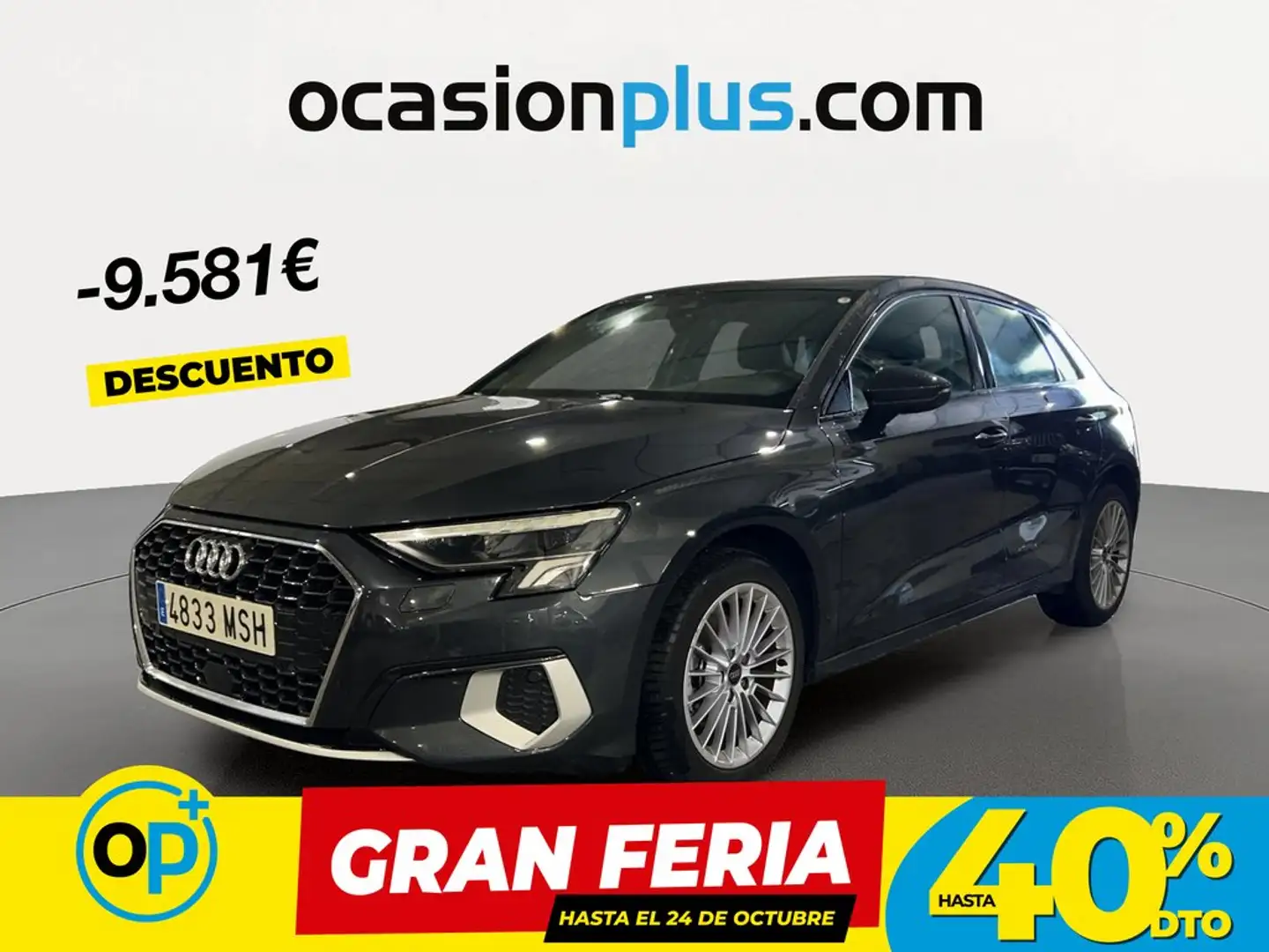 Audi A3 Sportback 30TDI Advanced Gris - 1