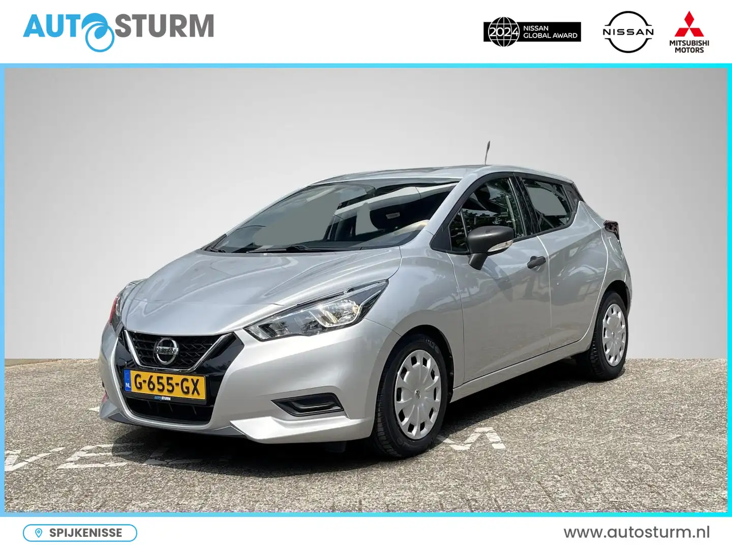 Nissan Micra 1.0 IG-T Visia Automaat Gümüş rengi - 1